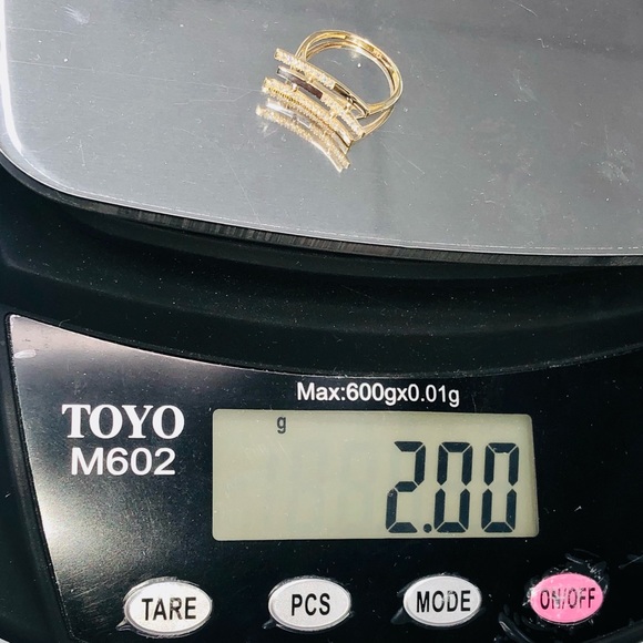 14k solid REAL Gold stunning custom made in Turkey exquisite ring Free Appraisal - Picture 3 of 4